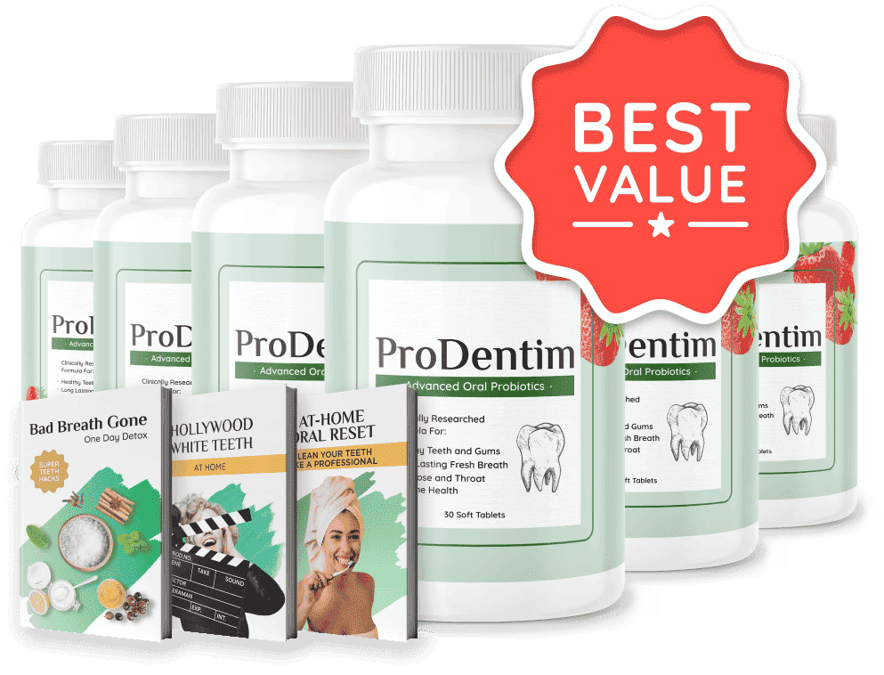 ProDentim 6 bottle best value package